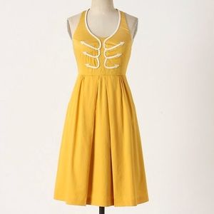 {Anthropologie} Floreat Anchors Away Dress